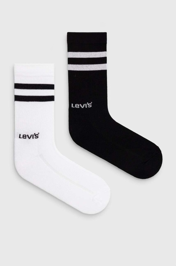 Levi's skarpetki 2-pack skarpetki długie czarny 37157.1063
