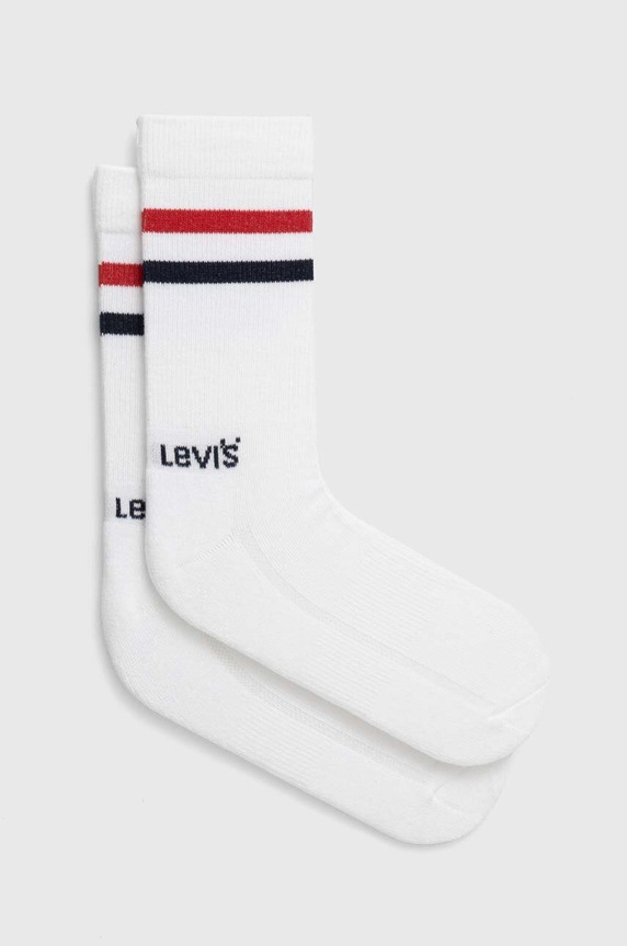 Levi's skarpetki 2-pack skarpetki długie biały 37157.1097
