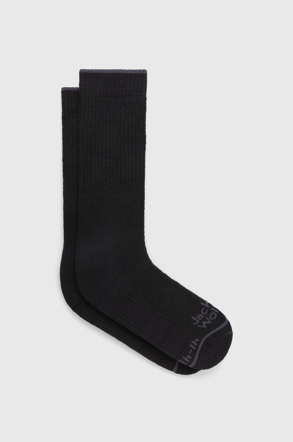 Ponožky Jack Wolfskin Trek Merino čierna 1911411