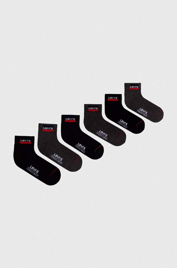 Levi's skarpetki 6-pack skarpetki długie szary 37157.0811