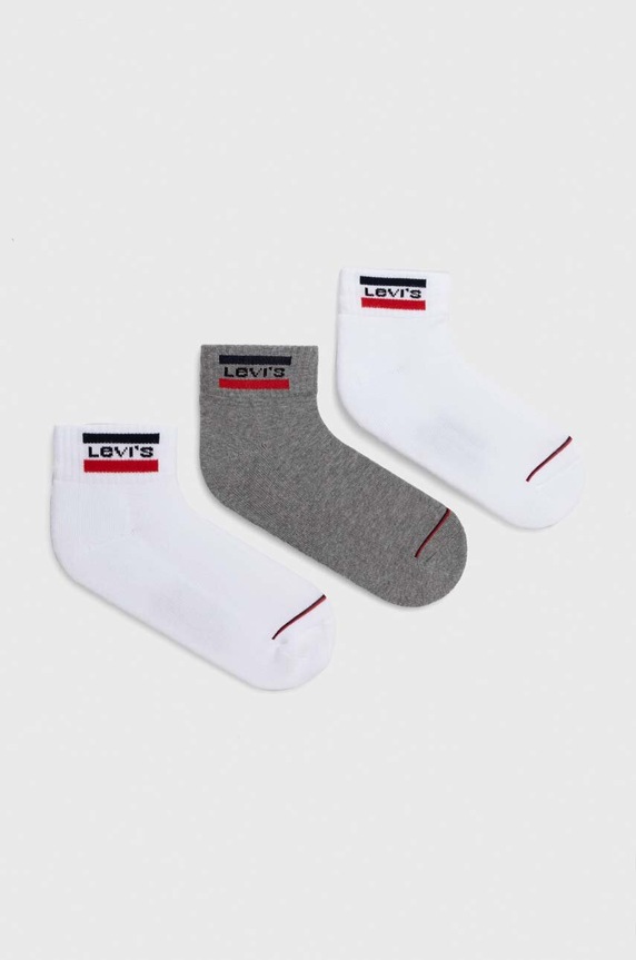 Odzież Levi's skarpetki 6-pack 37157.0817 biały