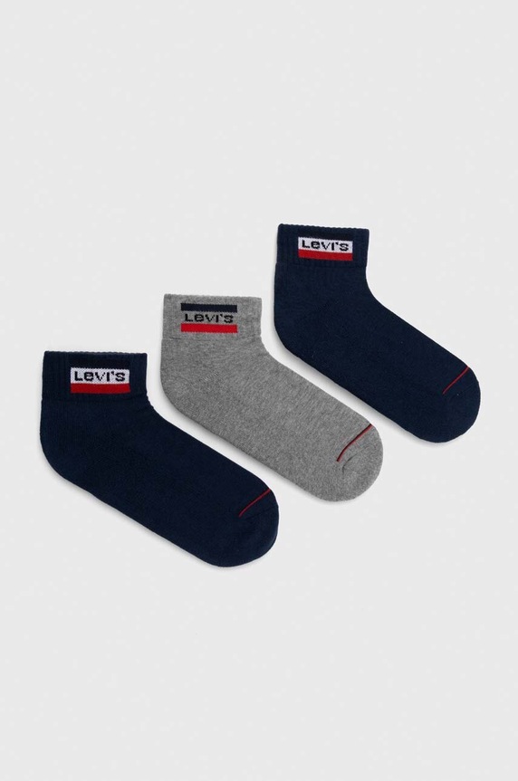 Levi's zokni 6 db 37157.0891 szürke SS24