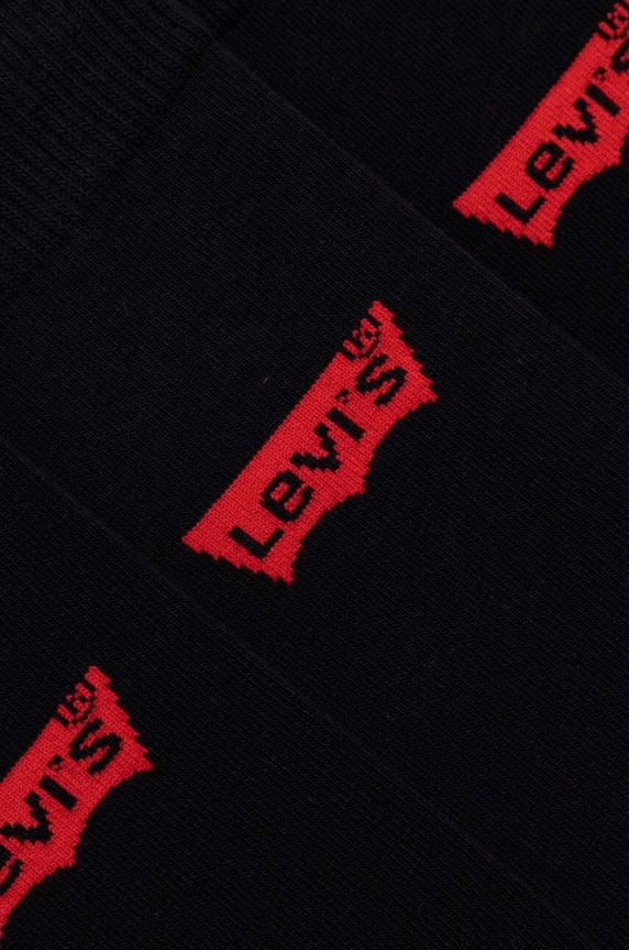 Odzież Levi's skarpetki 6-pack 37157.1053 czarny