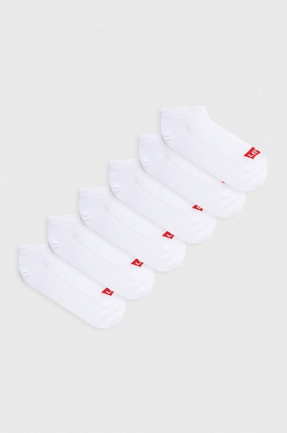 Levi's skarpetki 6-pack skarpetki krótkie biały 37157.1051