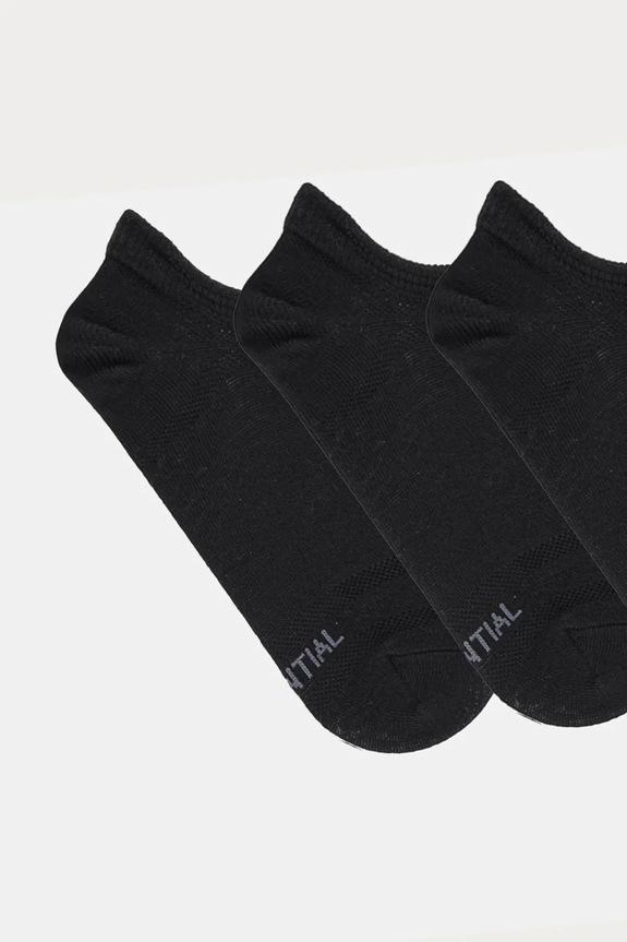 Κάλτσες Under Armour Essential No Show 6-pack 1382611 μαύρο AW25