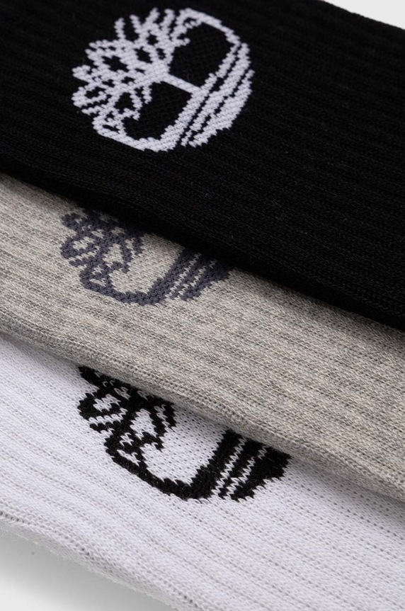 Timberland skarpetki 3-pack TB0A2PTZM051 czarny SS24