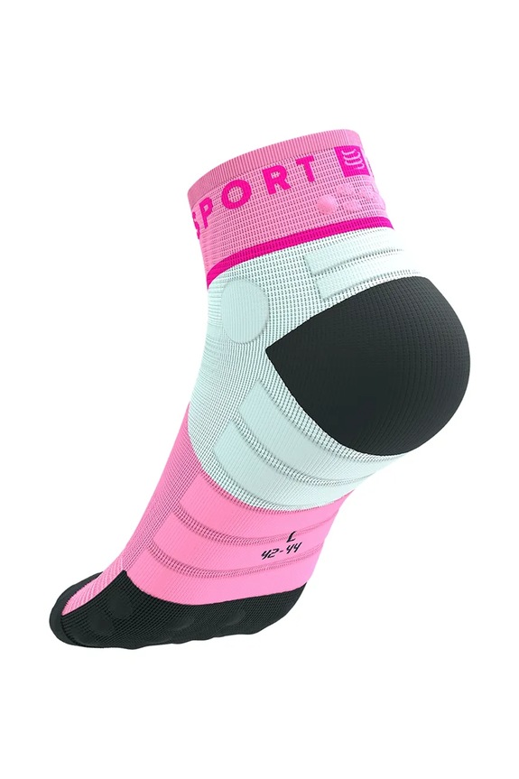 Compressport șosete Ultra Trail Low Socks roz SLCU4429