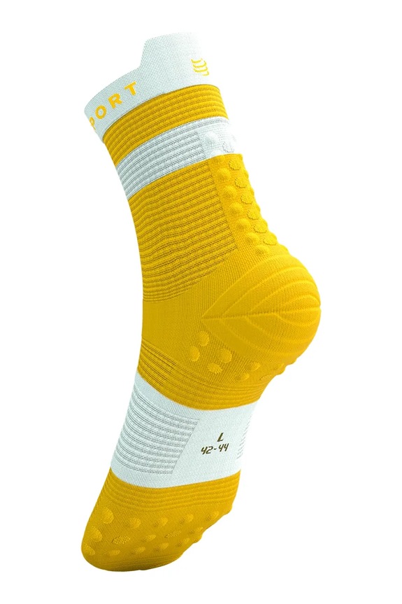 Compressport șosete Pro Racing Socks v4.0 Run High galben XU00046B
