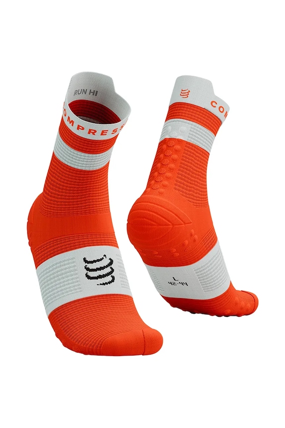 Compressport șosete Pro Racing Socks v4.0 Run High portocaliu XU00046B