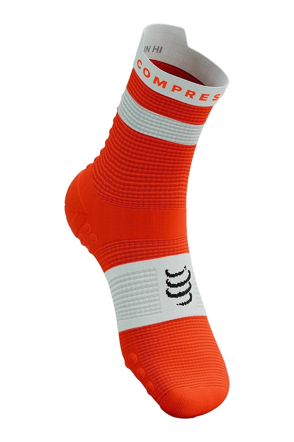 Compressport șosete Pro Racing Socks v4.0 Run High XU00046B portocaliu SS26