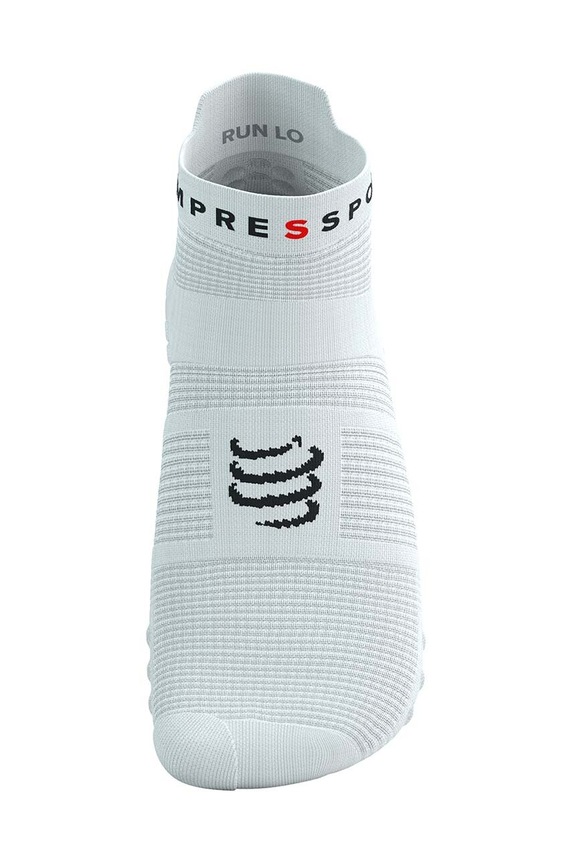Ponožky Compressport Pro Racing Socks v4.0 Run Low XU00047B bílá SS26