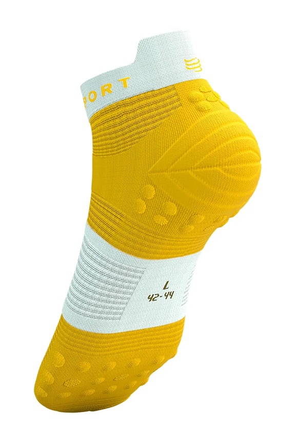 Compressport șosete Pro Racing Socks v4.0 Run Low galben XU00047B