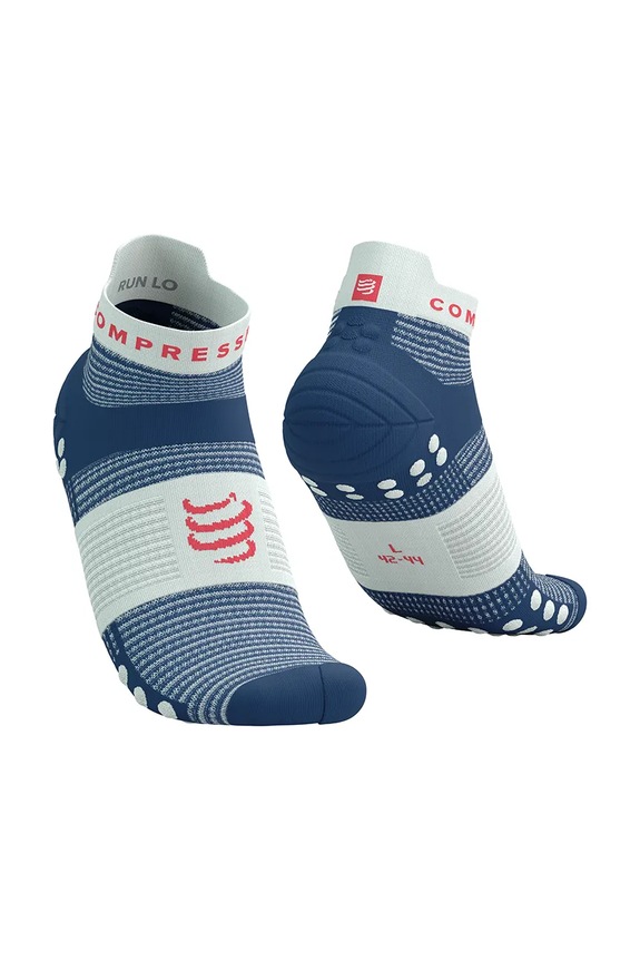 Шкарпетки Compressport Pro Racing Socks v4.0 Run Low блакитний XU00047B