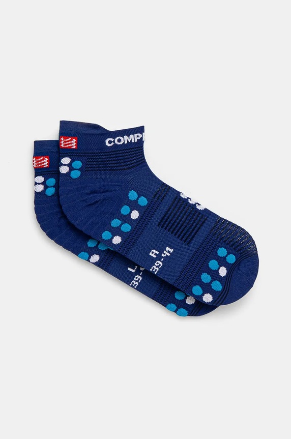 Compressport skarpetki Pro Racing Socks v4.0 Run Low niebieski XU00047B