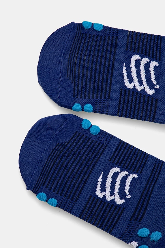 Odzież Compressport skarpetki Pro Racing Socks v4.0 Run Low XU00047B niebieski