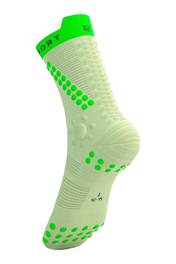 Compressport șosete Pro Racing Socks v4.0 Trail verde XU00048B