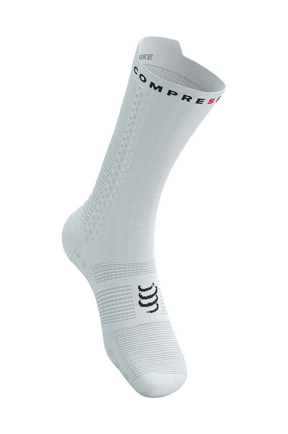Odzież Compressport skarpetki Pro Racing Socks v4.0 Bike XU00049B biały