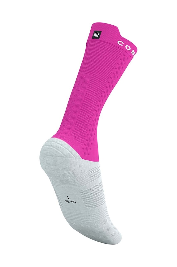 Ponožky Compressport Pro Racing Socks v4.0 Bike XU00049B ružová