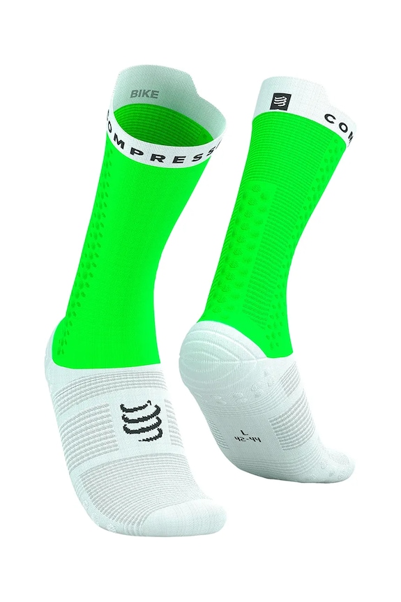 Compressport skarpetki Pro Racing Socks v4.0 Bike zielony XU00049B