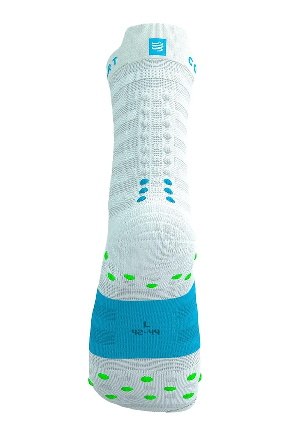 Îmbrăcăminte Compressport șosete Pro Racing Socks v4.0 Ultralight Run High - White/Alloy XU00050B alb