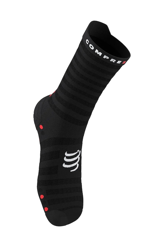 Nogavice Compressport Pro Racing Socks v4.0 Ultralight Run High - White/Alloy XU00050B črna SS26