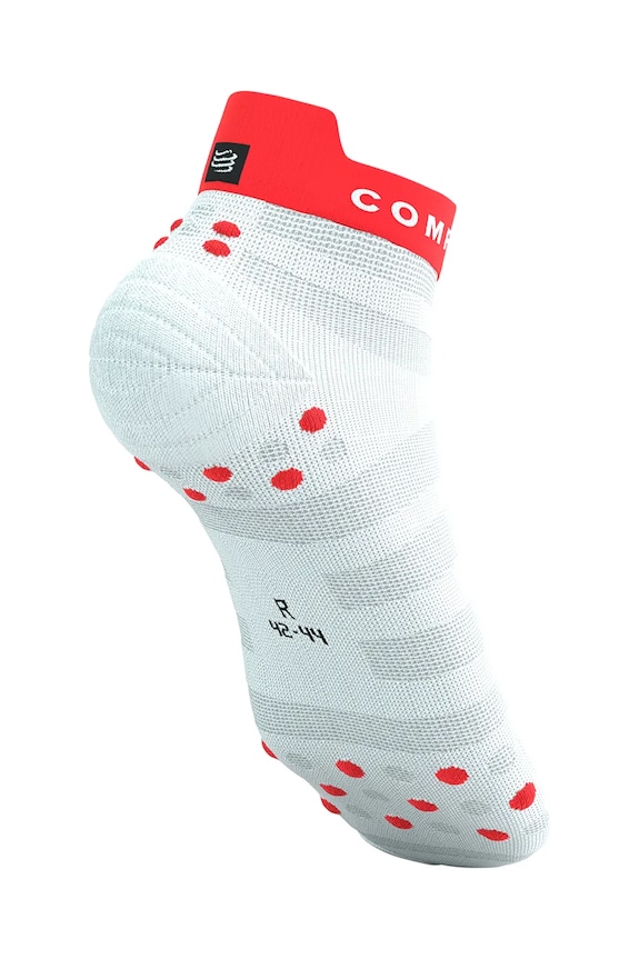 Oblečenie Ponožky Compressport Pro Racing Socks v4.0 Ultralight Run Low XU00051B biela