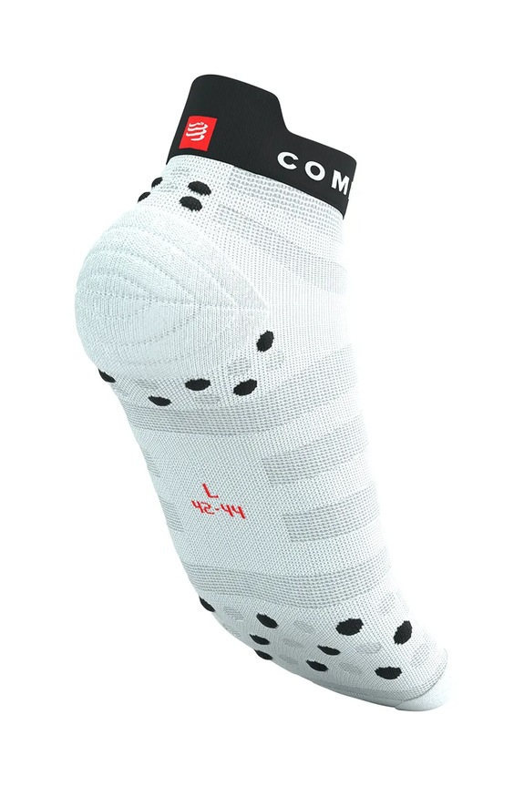 Ponožky Compressport Pro Racing Socks v4.0 Ultralight Run Low XU00051B biela