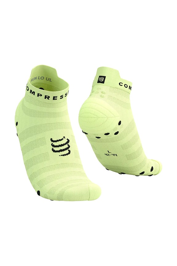 Compressport șosete Pro Racing Socks v4.0 Ultralight Run Low verde XU00051B