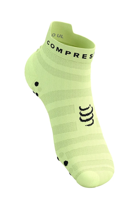 Compressport șosete Pro Racing Socks v4.0 Ultralight Run Low XU00051B verde SS26