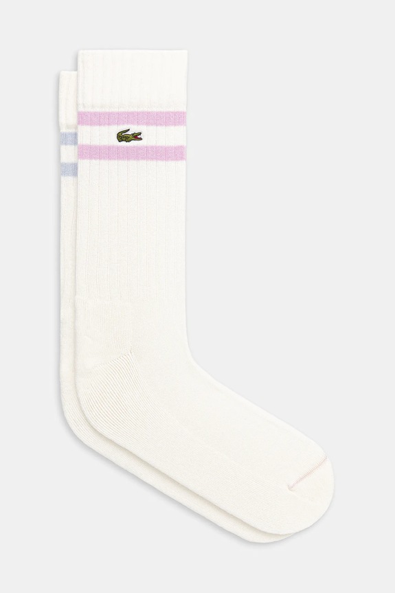 Шкарпетки Lacoste 2-pack довгі шкарпетки білий RA6842