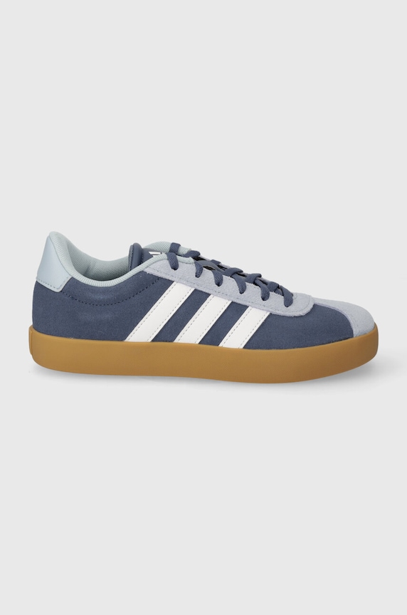 Detské tenisky adidas VL COURT 3.0 K semišová koža modrá ID6308