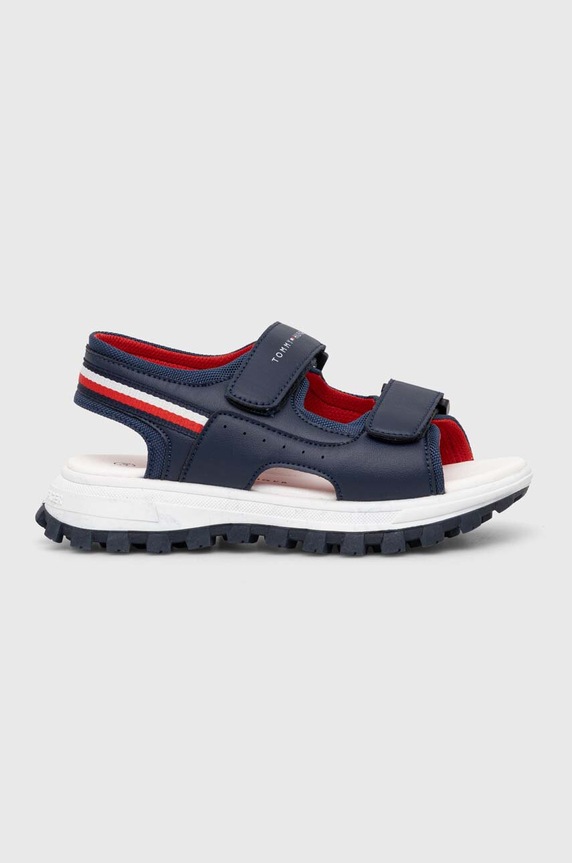 Tommy Hilfiger sandały dziecięce imitacja skóry licowej granatowy T3B2.33430.30.34