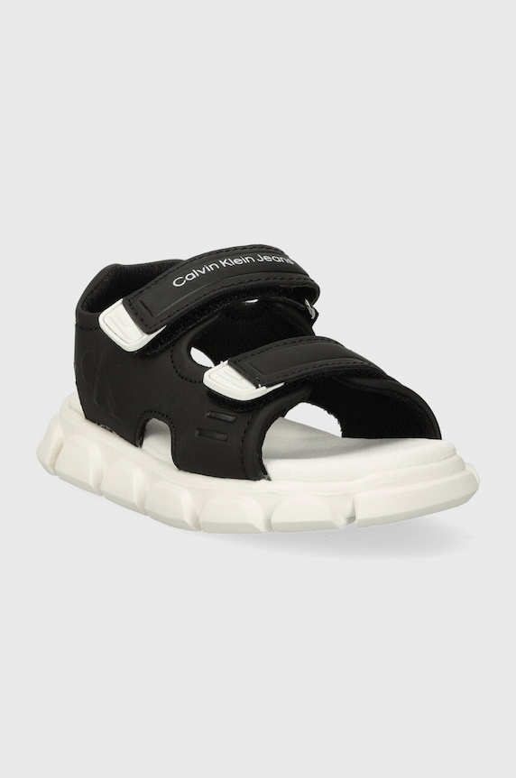 Calvin Klein Jeans sandały dziecięce V1B2.80905.20.23 czarny SS24