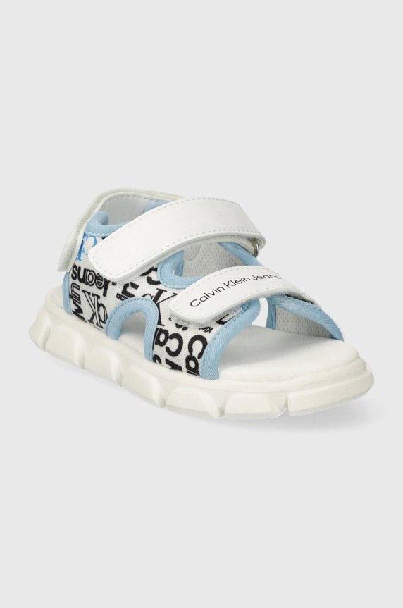 Calvin Klein Jeans sandały dziecięce V1B2.80906.24.29 niebieski SS24