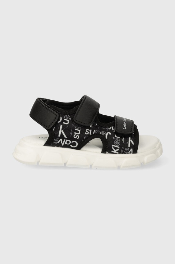 Calvin Klein Jeans sandały dziecięce syntetyczny czarny V1B2.80906.24.29