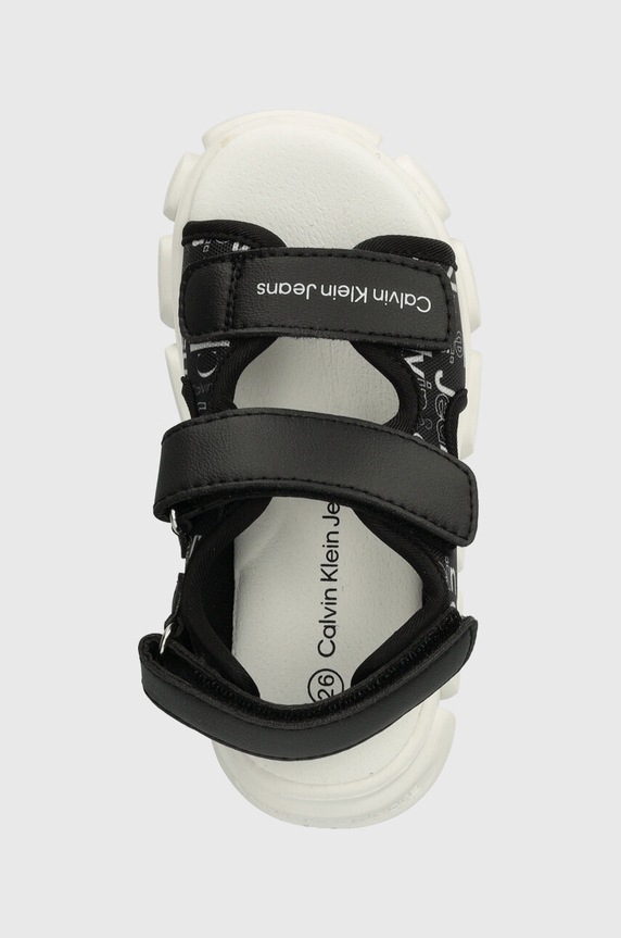 Calvin Klein Jeans sandały dziecięce czarny V1B2.80906.24.29