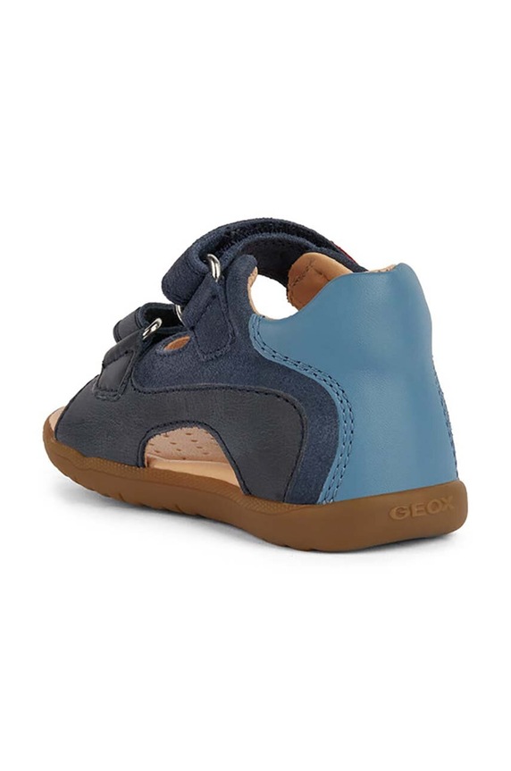 Geox sandały skórzane dziecięce SANDAL MACCHIA granatowy B454VA.0CL22.18.26