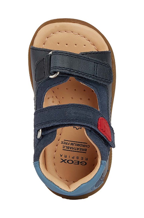 Geox sandały skórzane dziecięce SANDAL MACCHIA B454VA.0CL22.18.26 granatowy