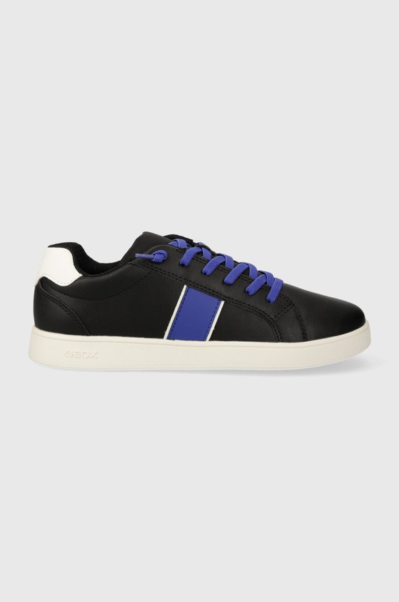 Geox sneakersy dziecięce ECLYPER imitacja skóry licowej czarny J36LSB.05411.36.39