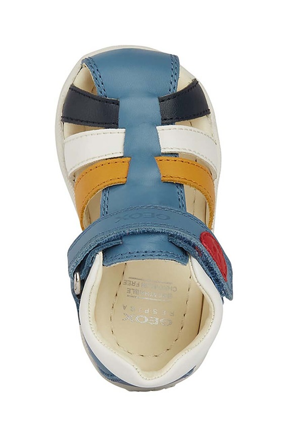 Дитячі шкіряні сандалі Geox SANDAL MACCHIA B254VA.085BC. барвистий