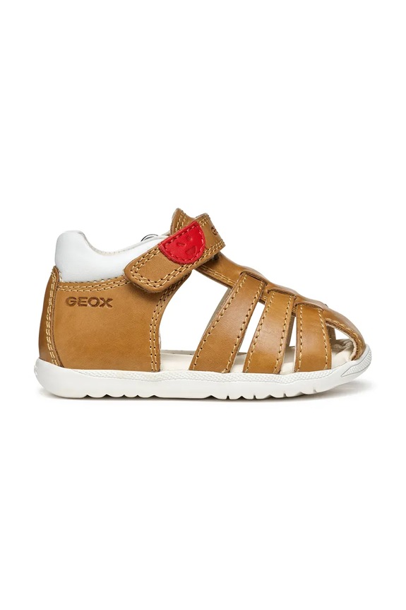 Geox sandały skórzane dziecięce SANDAL MACCHIA B254VA.0CL54. beżowy SS25
