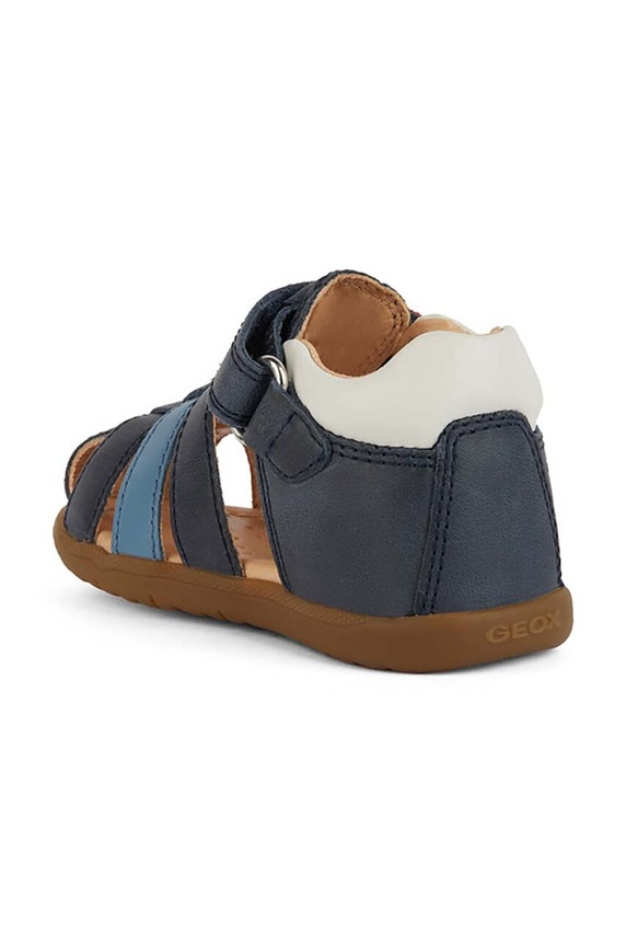 Geox sandały skórzane dziecięce SANDAL MACCHIA granatowy B254VA.0CL54.