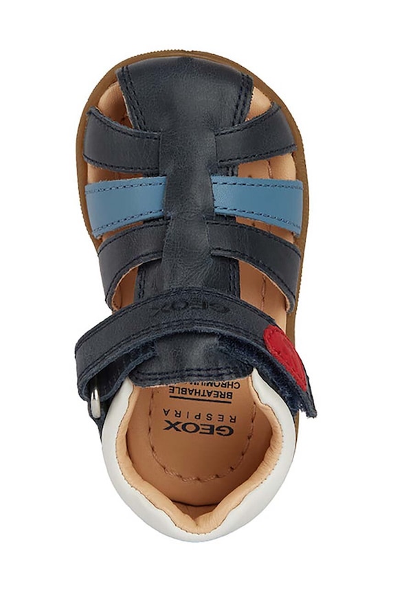 Geox sandały skórzane dziecięce SANDAL MACCHIA B254VA.0CL54. granatowy