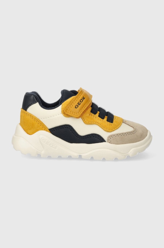 Geox scarpe da ginnastica per bambini CIUFCIUF pelle scamosciata giallo B455RB.0FU22.24.27