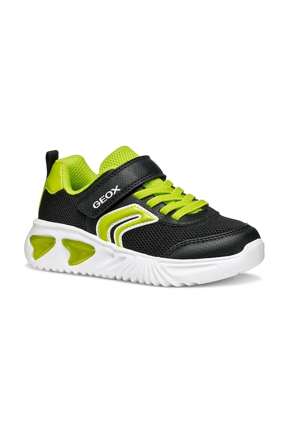 Dětské tenisky Geox ASSISTER imitace kůže černá J45DZC.014CE.24.27