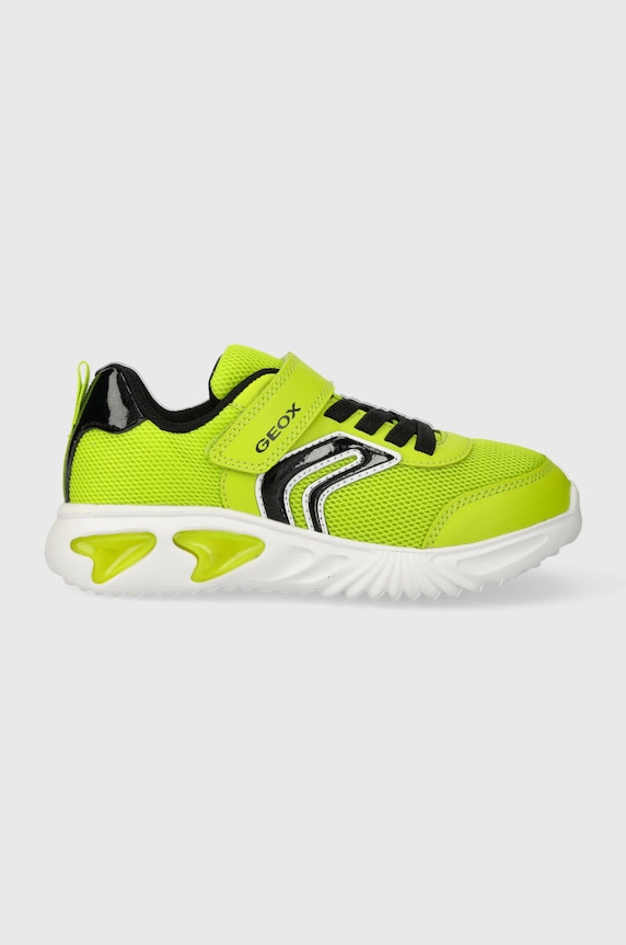 Geox scarpe da ginnastica per bambini ASSISTER tessile verde J45DZC.014CE.28.31