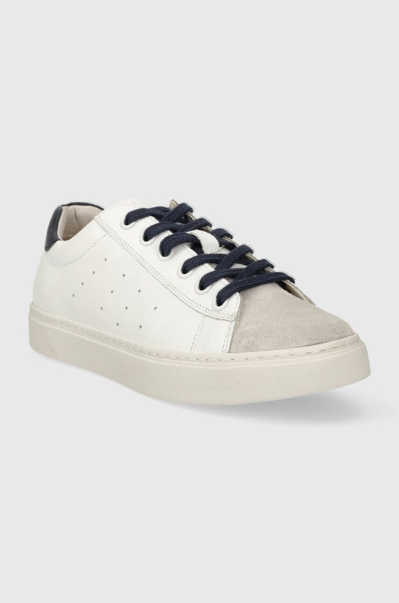 Geox sneakersy skórzane dziecięce NASHIK J45ECA.08522.36.39 biały SS24