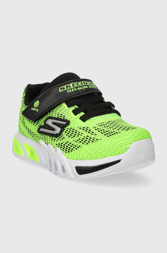 Skechers sneakersy dziecięce FLEX-GLOW ELITE VORLO 400137N zielony SS24