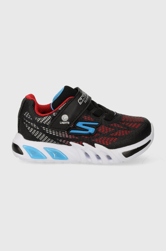Dětské sneakers boty Skechers FLEX-GLOW ELITE VORLO nízký černá 400137N