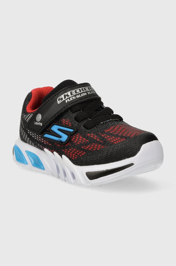 Dětské sneakers boty Skechers FLEX-GLOW ELITE VORLO 400137N černá SS24